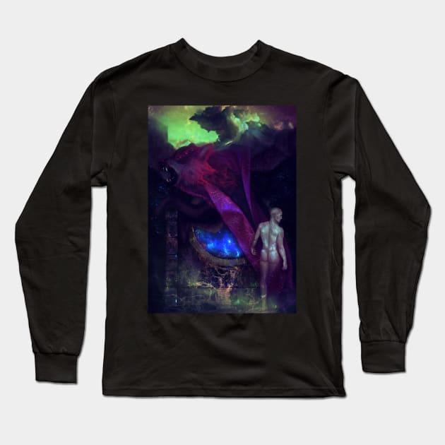 The Dread Wolf Long Sleeve T-Shirt by Zanephiri